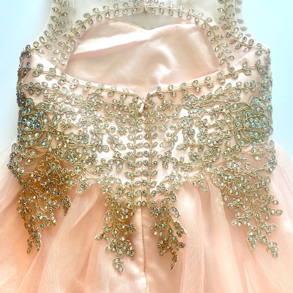 Pink & Gold Dress Size Small (12-18 months) - Picture 4 of 5